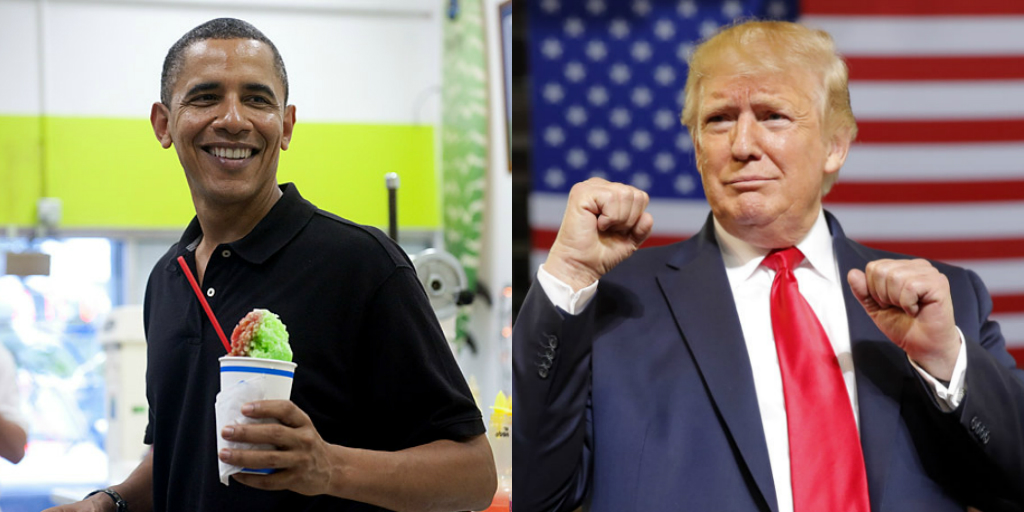 Công việc đầu tiên: Donald Trump gom chai nhựa, Obama bán kem
