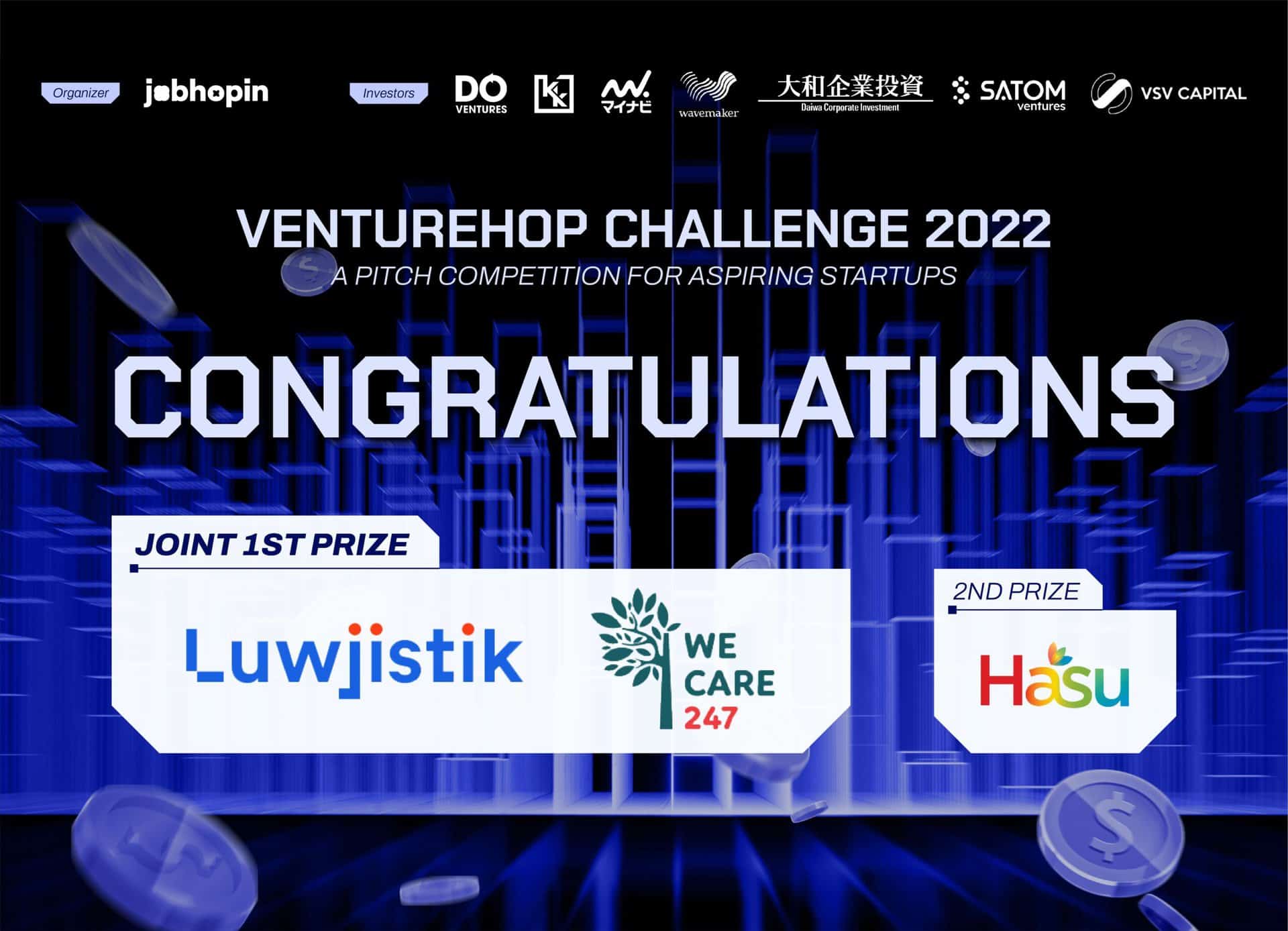 The winners of VentureHop Challenge 2022