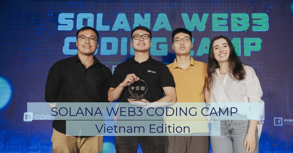 Solana Web3 Coding Camp – Award Ceremony recap